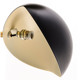Wall lamp 3 arms Black Shell