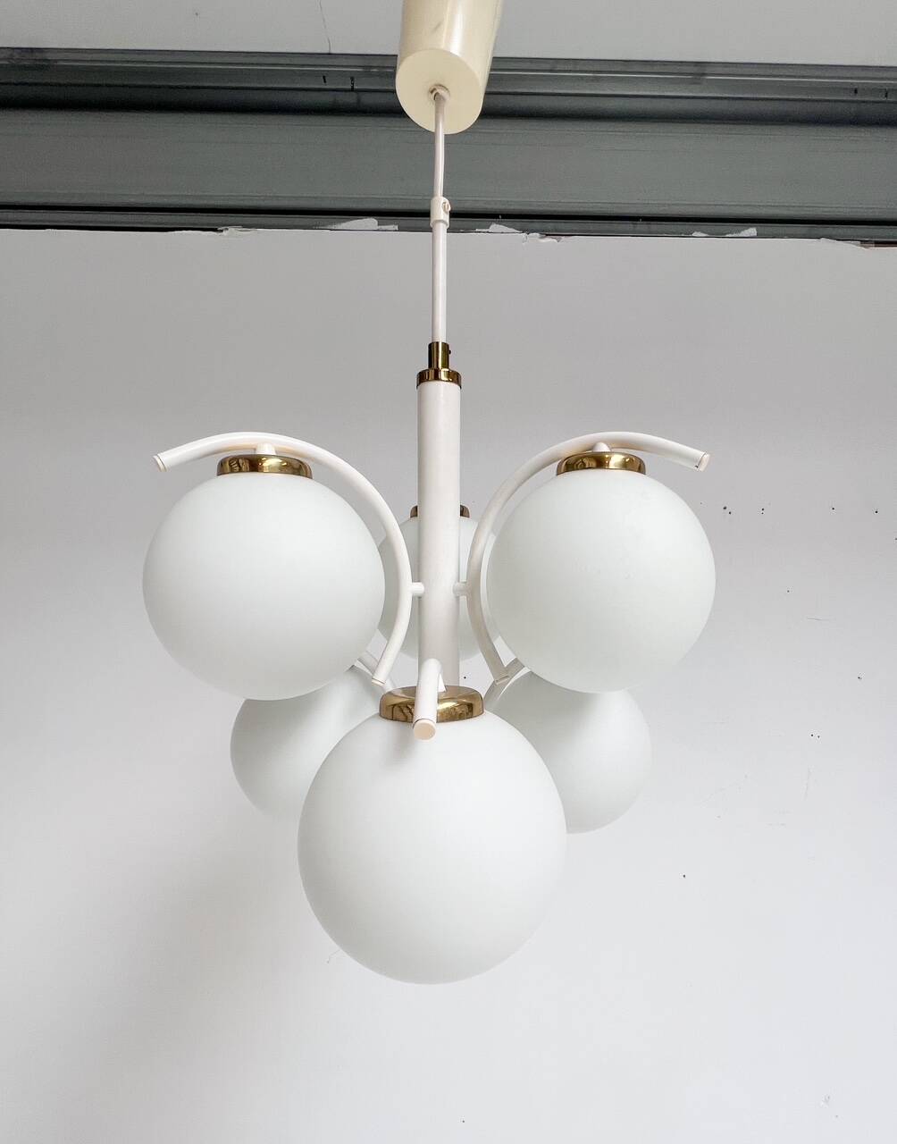 Sputnik ceiling lamp by Richard Essig, 1970s