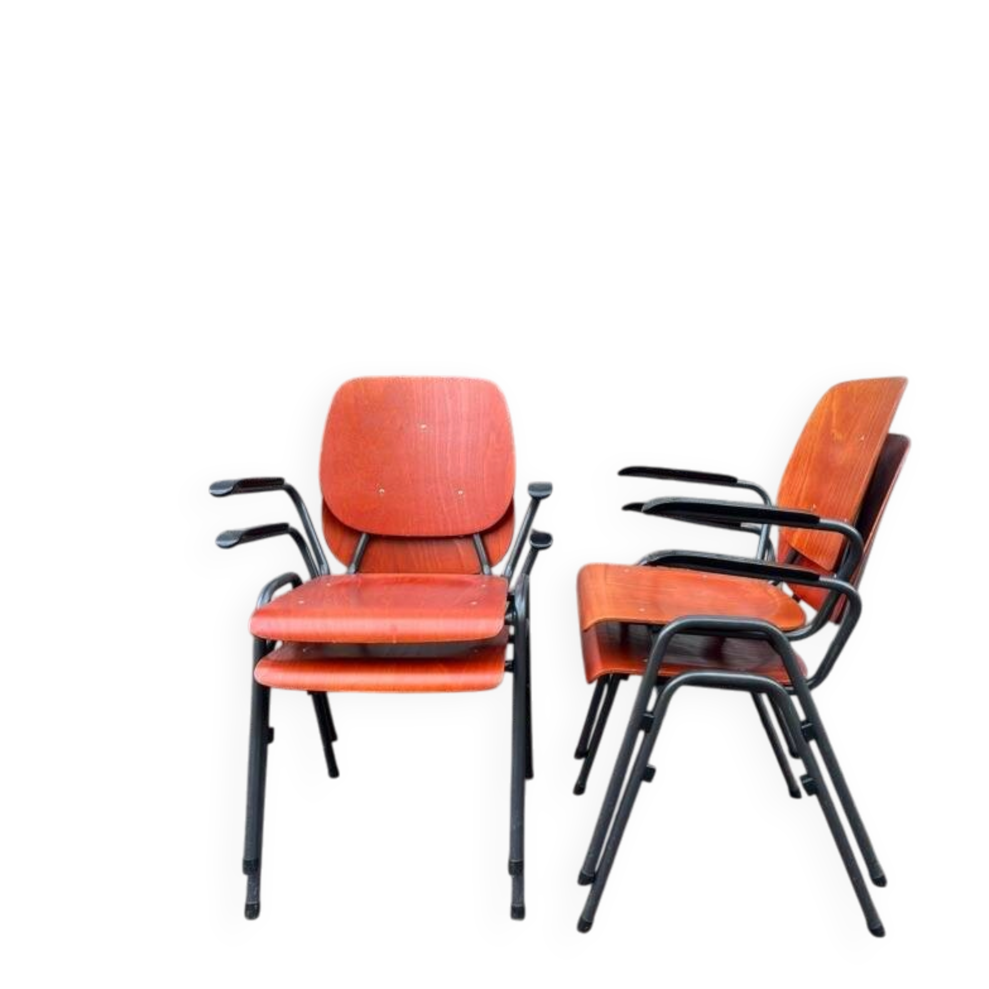 Vintage Kho Liang Ie industrial chair, Dutch design