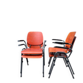 Chaise industrielle vintage Kho Liang Ie, design néerlandais