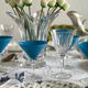 6 crystal cocktail glasses