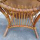 Table basse vintage en rotin belvisoti