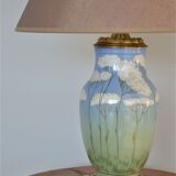 Ceramic table lamp from Lunéville