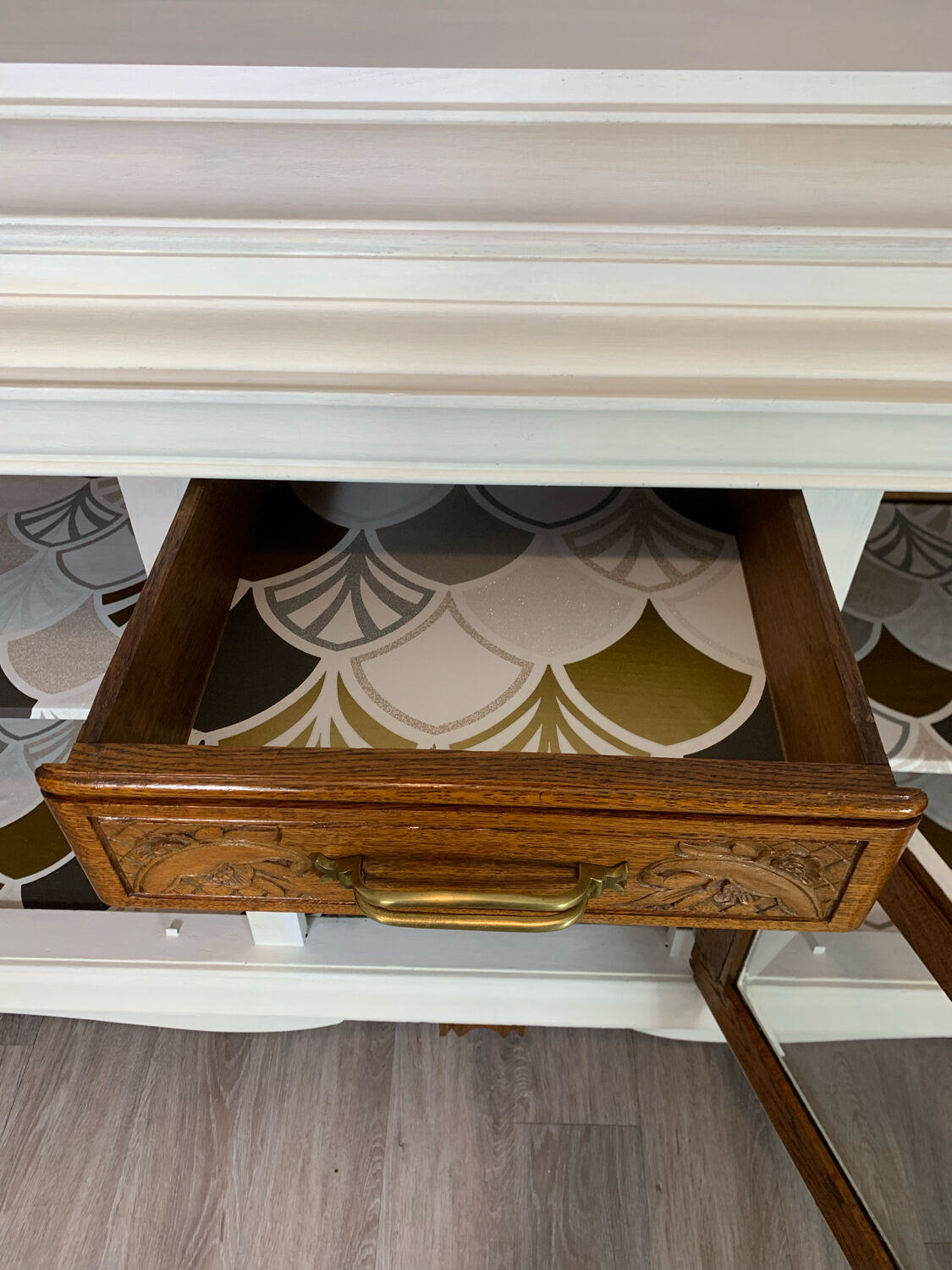 Vintage art deco style sideboard restyled