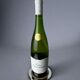 Christian Dior style lucite & rattan bottle coaster, Italy, 1970s