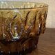 Saladier vintage ambre