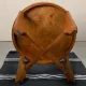 Dutch Art Deco Modernist Amsterdam School side table in Oak