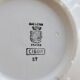 Vintage Sarreguemines salad bowl model Cibon earthenware - Red floral decoration