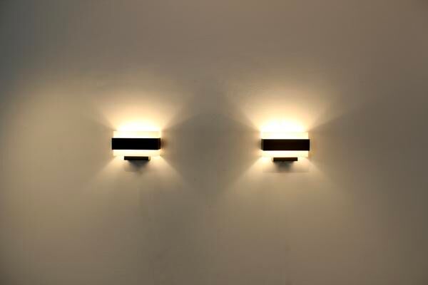 Louis Kalff Philips black and white wall apply