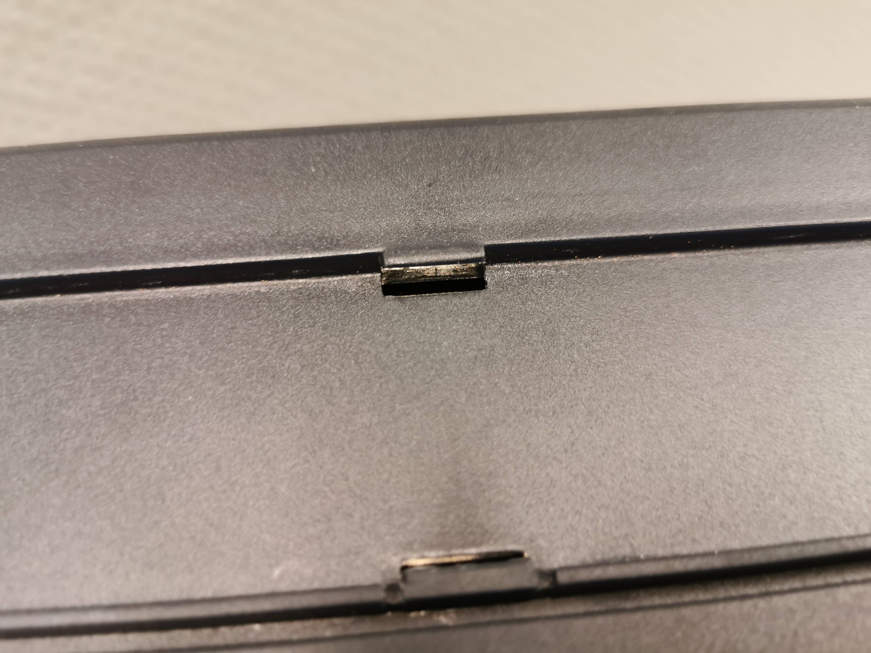 George Jensen key hanging board in brushed steel in classic Danish design.