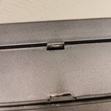 George Jensen key hanging board in brushed steel in classic Danish design.