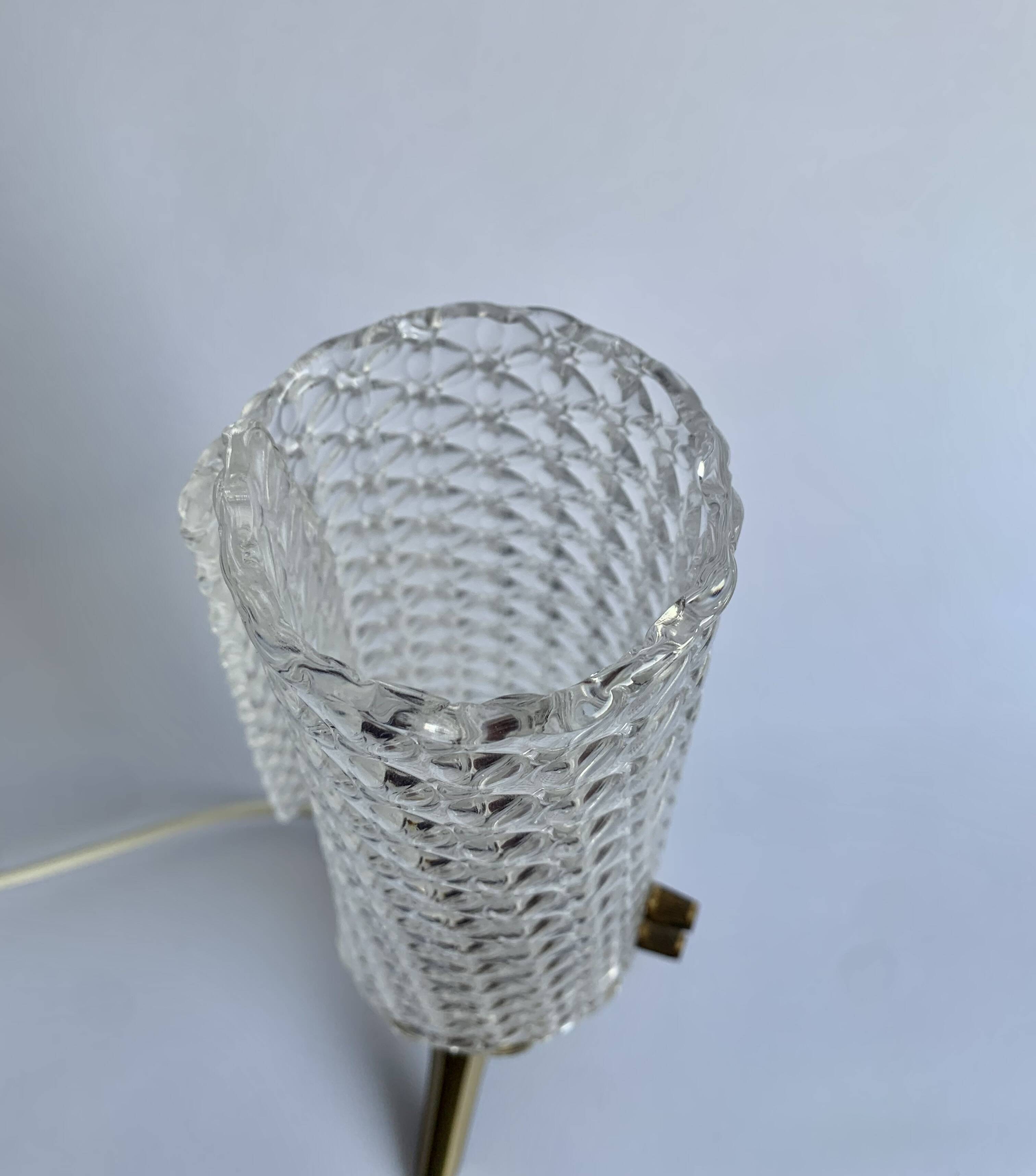 Brass tripod lamp, 1950s