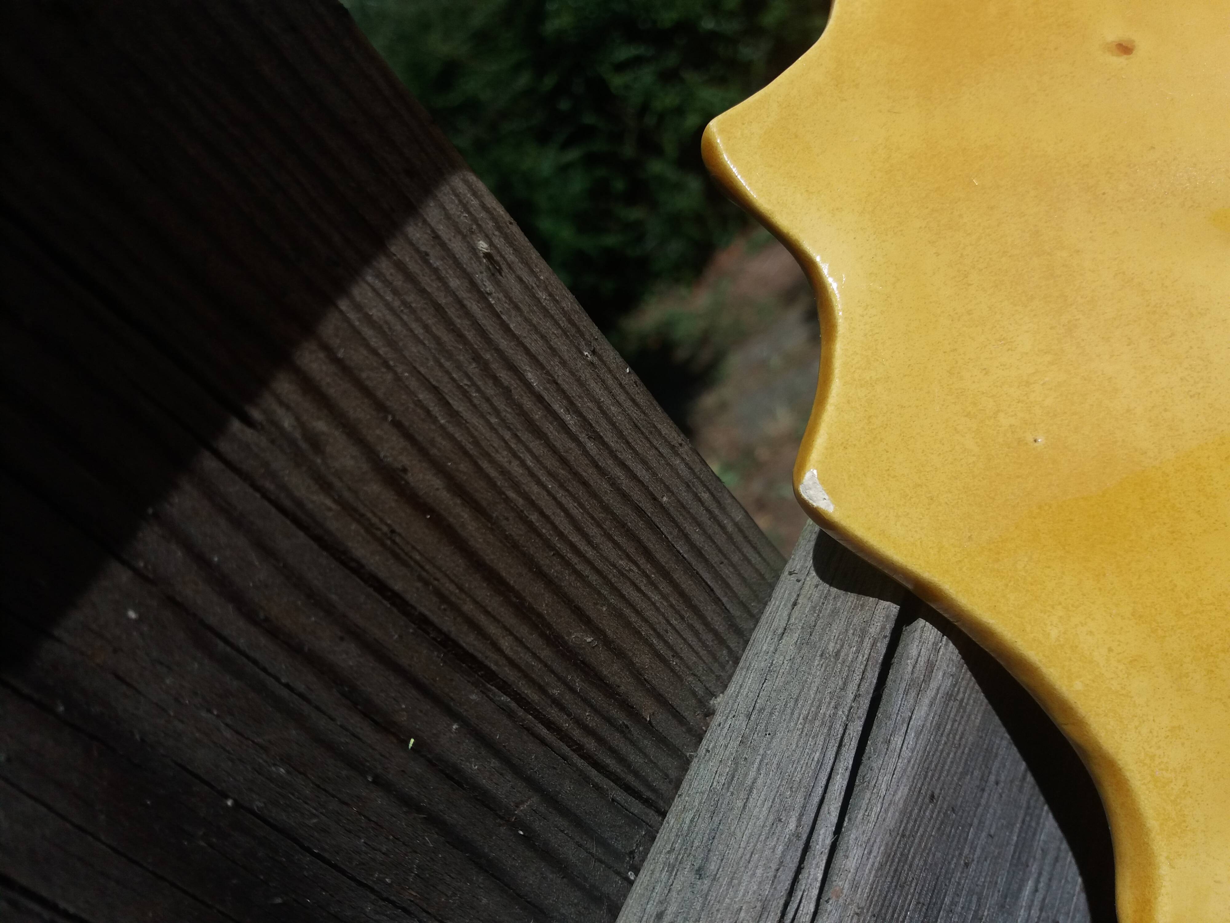 Empty fruit bowl FPP Vallauris leaf