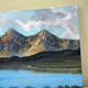 Huile sur toile Paysage de montagne