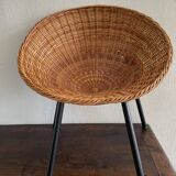 Children's armchair "Corbeille" 50s