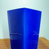Vintage blue opaline vase