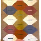 Suede Wool Rug 70s-80s