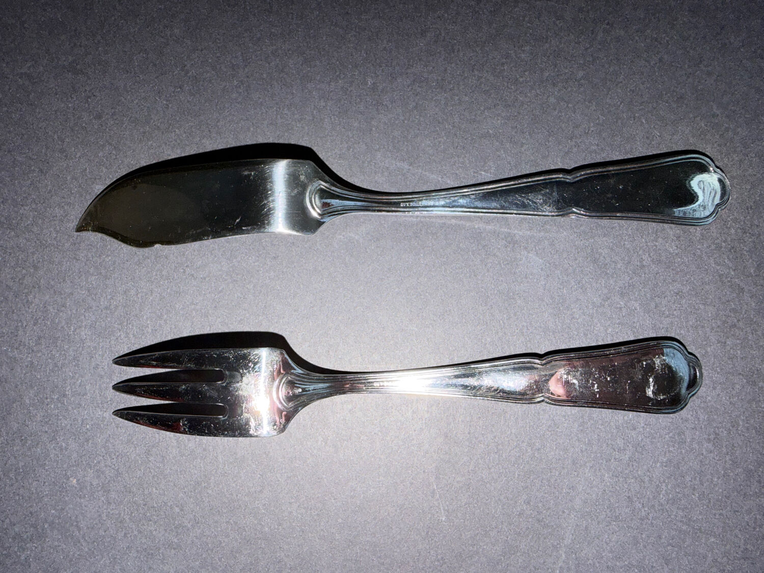 Ensemble de 12 couverts à poisson (24 pièces)