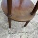 Ancient pedestal table with marble top