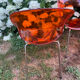 Translucent orange chairs