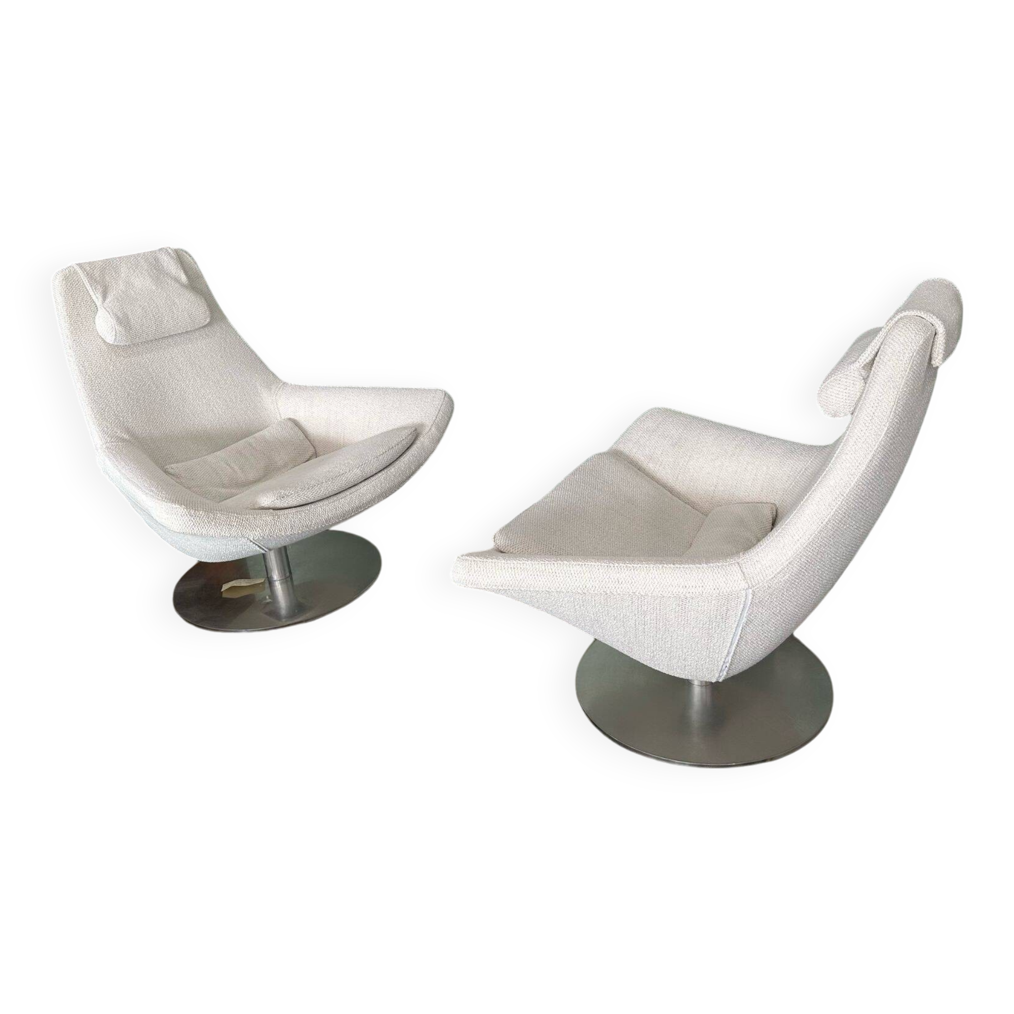 2 B&B Italia armchairs by Jeffrey Bernett