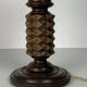Wood Turned Mushroom Cocoon Table Lamp in the style of Charles Dudouyt