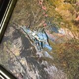 Large format landscape canvas painting