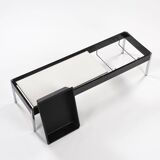 Coffee table with tubular base, circa 1970