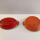 Set of 2 Le Creuset enamelled cast iron baking dishes – Volcanic Orange
