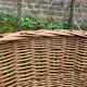 Large round woven wicker basket
