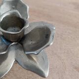 Bougeoir lotus en laiton