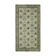 Handmade contemporary anatolian 1970s 163 cm x 306 cm green carpet