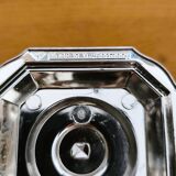 Pair of antique silver-plated candlesticks