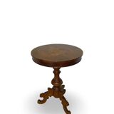 an antique Italian Sorrento occasional table top, from the 19th