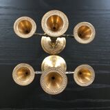 Pair of brass candlesticks