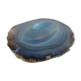 Blue agate ashtray