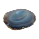Blue agate ashtray