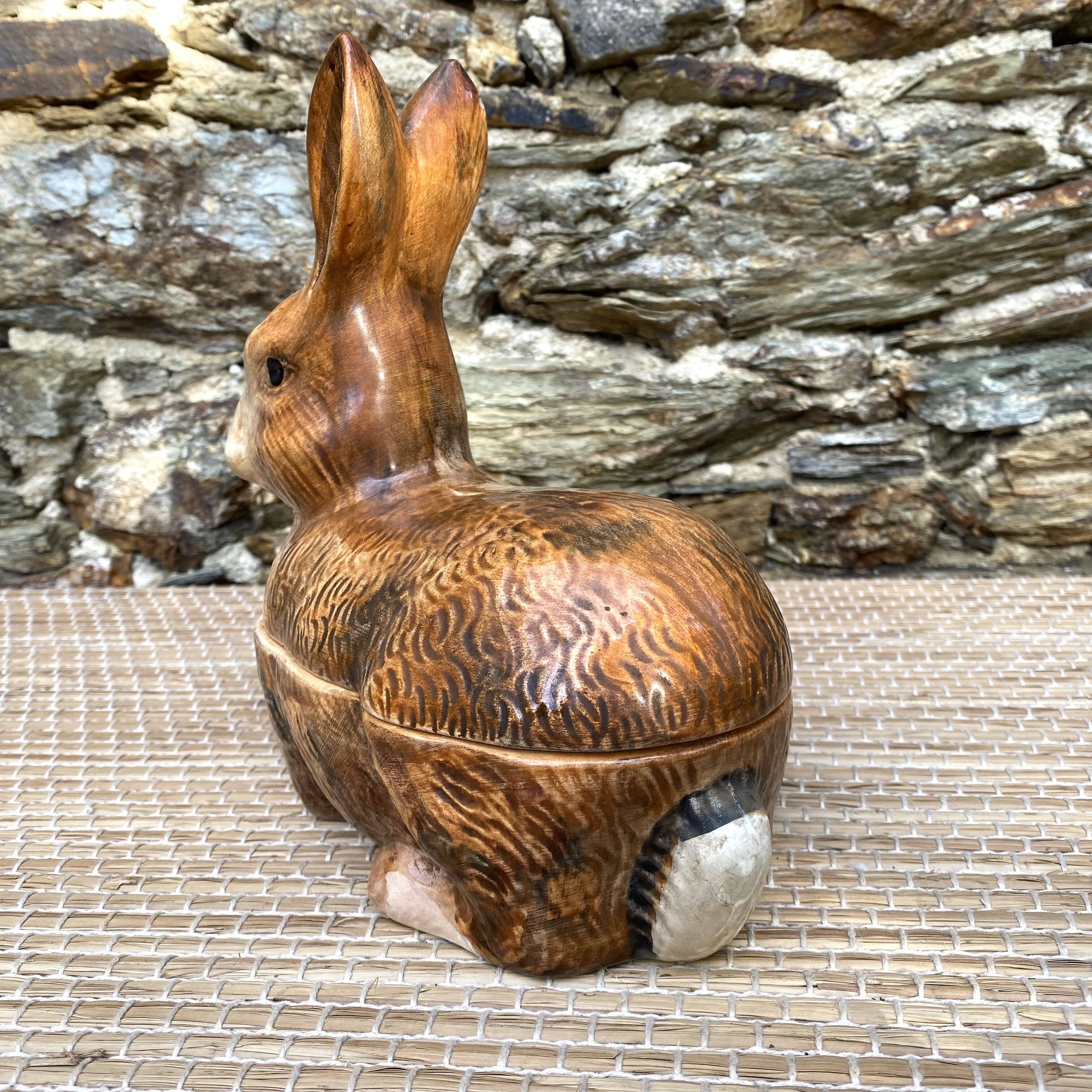 Ceramic rabbit, Caugant earthenware terrine