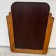 Art Deco mirror in carved oak – 1930s – 102 x 78 cm