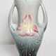 Vase barbotine iris Art nouveau