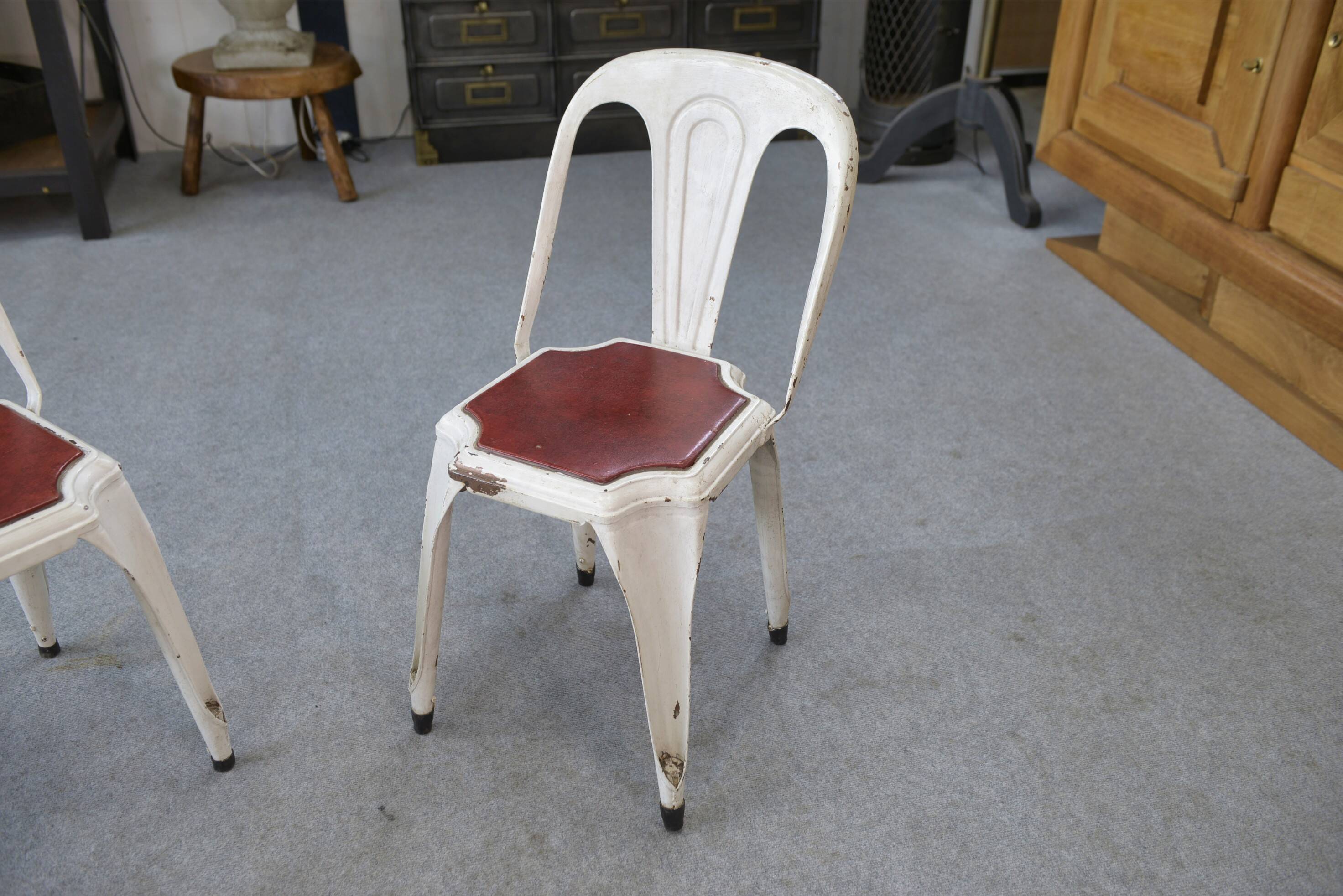 Pair of Multipl's chairs by Joseph Mathieu 1940s