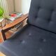 Vintage Scandinavian three-seater sofa