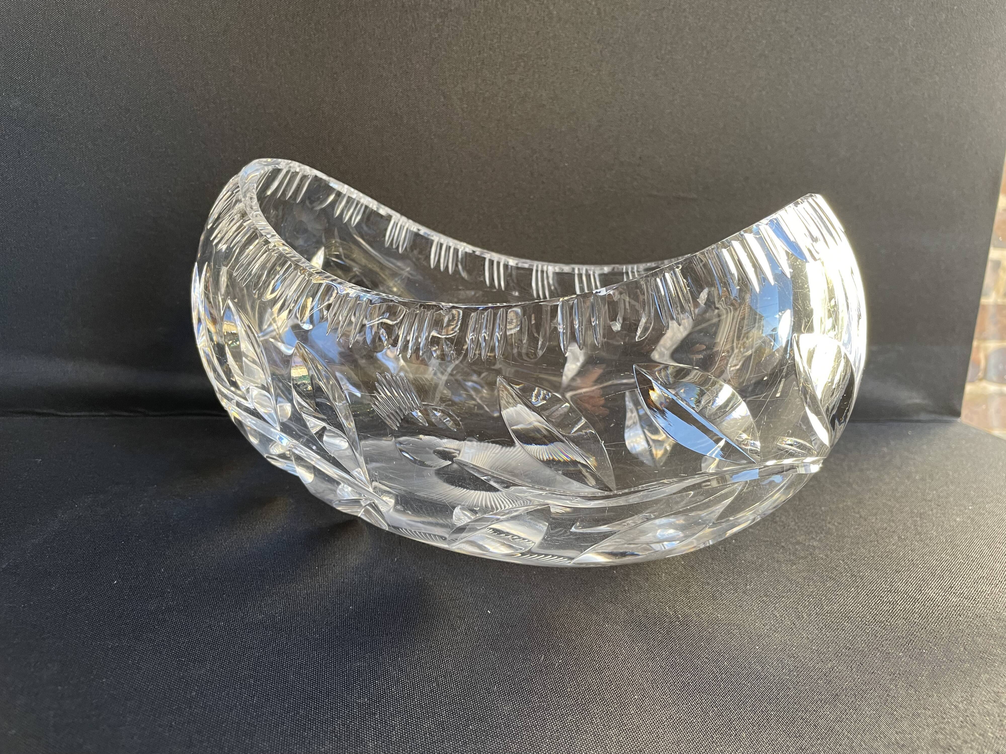 1629 Table planter - Modern mid-century - Hand-cut crystal