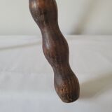 Tripod stool with turned wooden legs