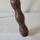 Tripod stool with turned wooden legs