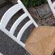 Ensemble table de ferme  blanche et quatre chaises