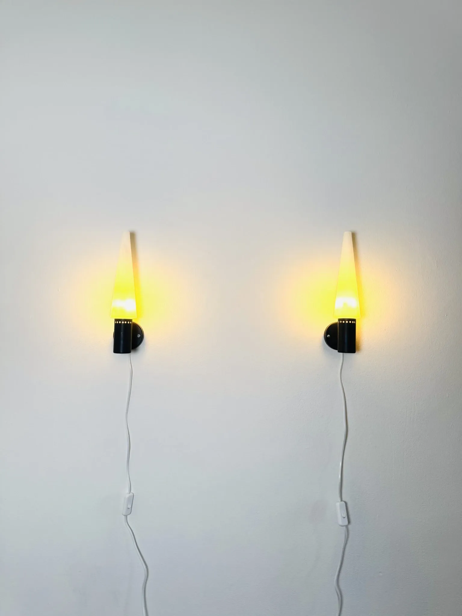Wall sconces S-1986 by Hans-Agne Jakobsson for Markaryd, Sweden, 1960s.