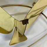 Vintage curtis jere modern brass wall sculpture