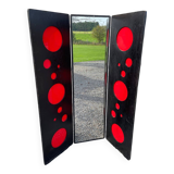 Vintage retro screen with mirror