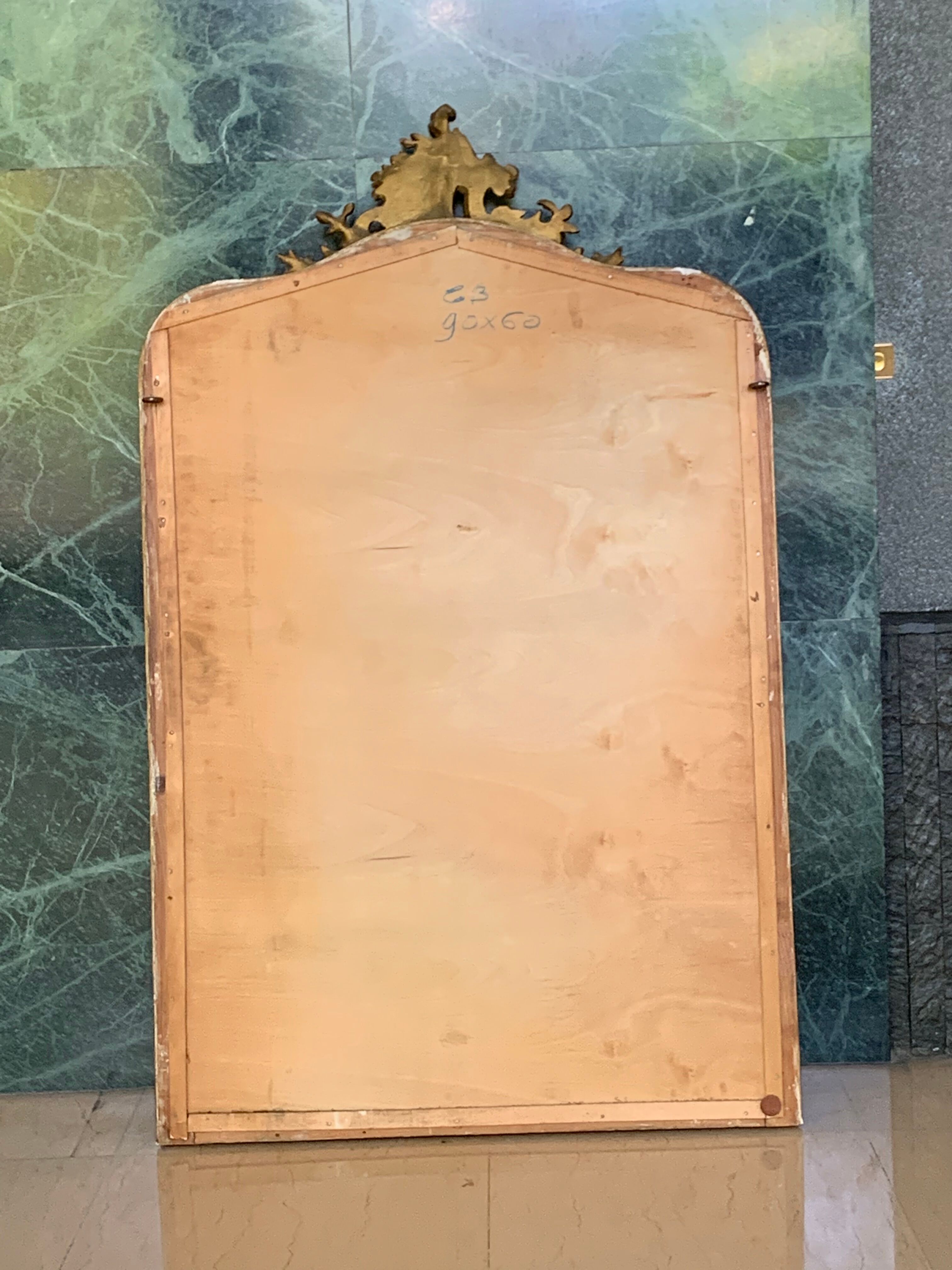 0ld mirror louis philippe gilded nineteenth century - 114x67cm